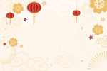 2021新年牛年春节矢量背景