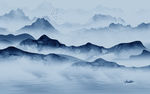 意境 新高端山水画 文件分层画
