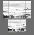 茶室背景墙
