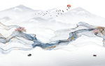 高清 客厅新山水画 TIF分层