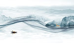 最新 新山水客厅画 tif分层