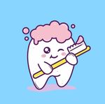 卡通牙齿