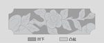 石刻石雕花纹矢量图