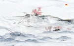 石纹高清山水画 文件分层