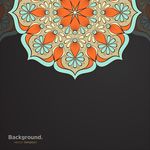 古典复古中式底纹花纹矢量背景