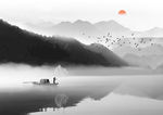 新中式山水画