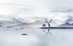 中国风现代爆款山水 TIF分层