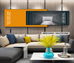 现代抽象空间几何装饰画