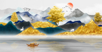 金山发财树装饰画