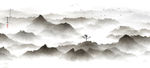 抽象山水画