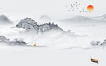 最新意境新山水画 TIF分层