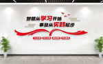 学习强国党建文化墙
