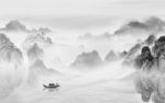 爆款中式画山水画 文件分层