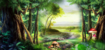 梦幻森林 丛林背景