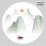 新中式山水画