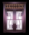仿铜门