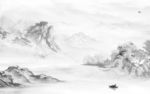 高档人气画山水画 文件分层