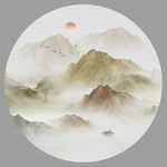 山水装饰画