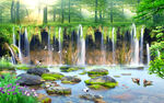 中式山水风景画