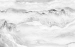 石纹背景山水墙画 文件分层