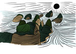 八角寨山插画