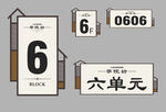 门牌 单元牌 楼牌 楼号 楼层