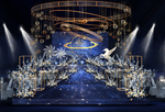 蓝色星空金色婚礼效果图