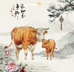 家和万事兴 老黄牛