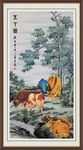 五牛图 国画