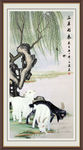 三阳开泰国画