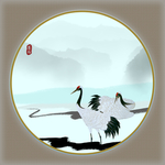 水墨山水画