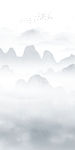 高清 玄关中式画 tif分层