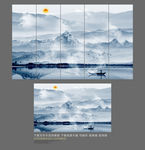 山水背景