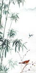 竹子简约山水新图 TIF分层