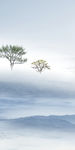 意境玄关山水背景 TIF分层
