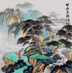 山水画水墨画