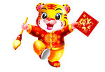 虎年门画