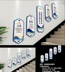 校园楼梯文化墙