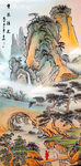 山水画复古画