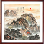 巨幅山水画
