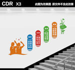 校园楼道文化墙
