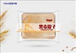 面包包装袋展开图
