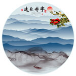 新式山水装饰画