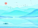 抽象山水