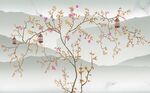 新中式背景墙