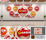 民族团结文化墙