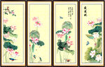 国画荷花