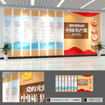 党的光辉历程党史文化墙