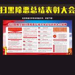 扫黑除恶专项斗争总结表彰大会
