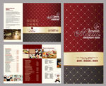 西餐厅折页